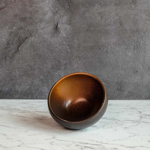 Dark Brown Rice Bowl 5" 3