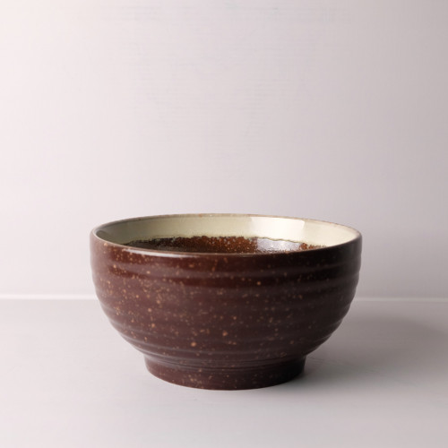 Reddish Glaze Salad Bowl 7"