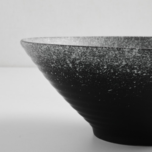 Black Kemuri Ramen Bowl 9" 3