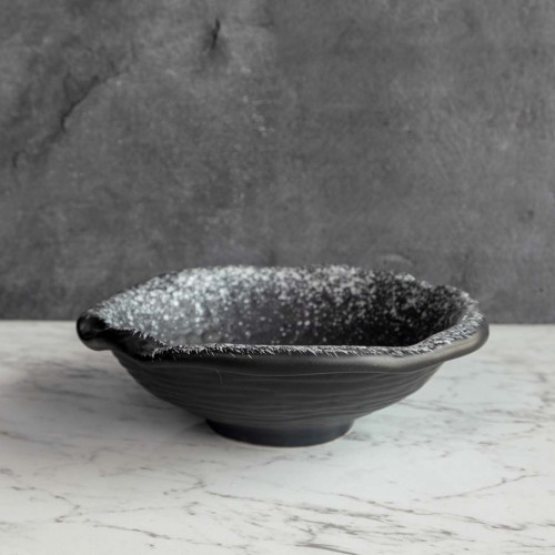 Black Kemuri Ramen Bowl 9" 7