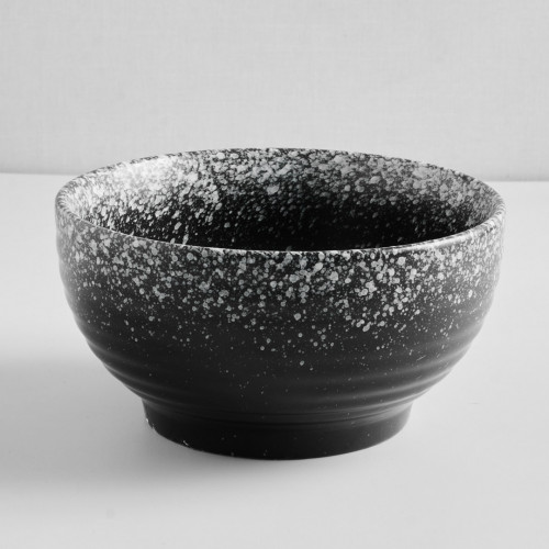 Black Kemuri Salad Bowl 7"
