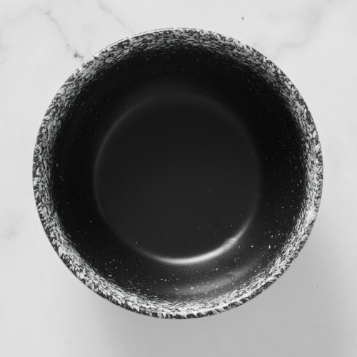 Black Kemuri Salad Bowl 7" 4