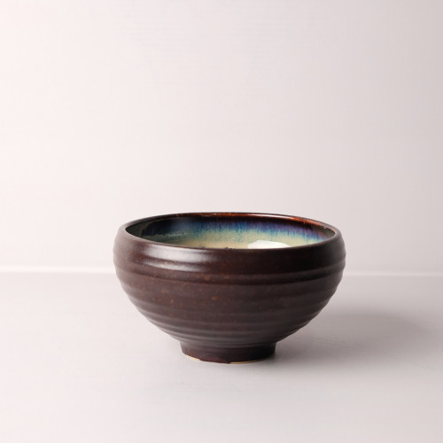 Reddish Glaze Rice Bowl 5"
