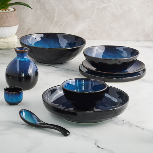 Stellar Blue Pasta Bowl 9" 4