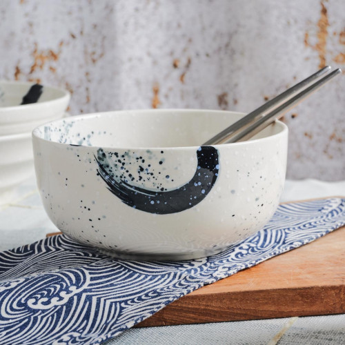 Kasumi White Salad Bowl 6.5" 5