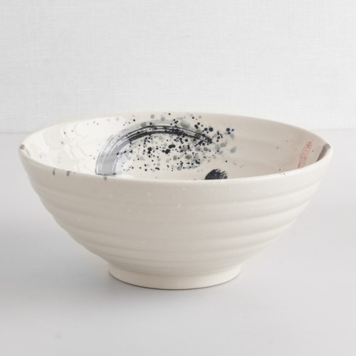 Kasumi White Ramen Bowl 8"