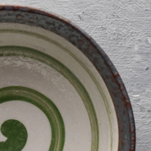 Himeji Green Rice Bowl 4.5" 3