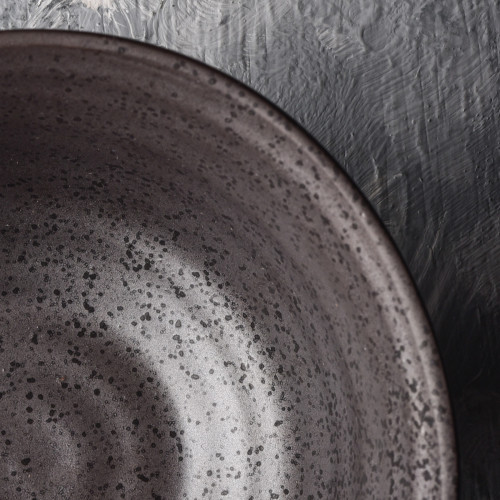 Black Embossed Rice Bowl 4.5" 3