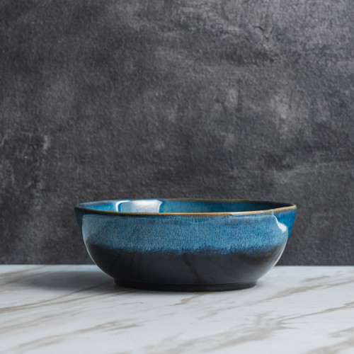 Sapphire Glaze Salad Bowl 7"