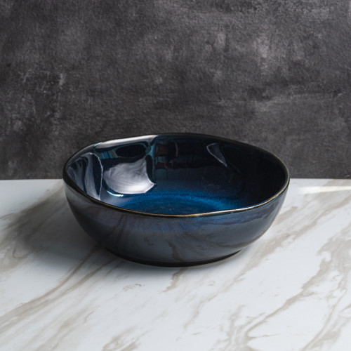 Sapphire Glaze Pasta Bowl 9"