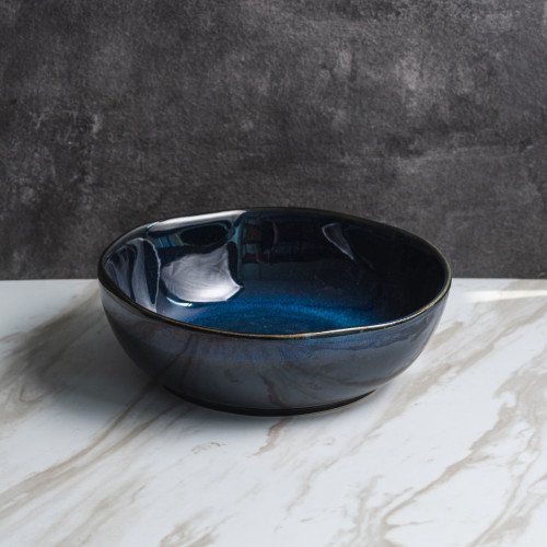 Sapphire Glaze Pasta Bowl 9"