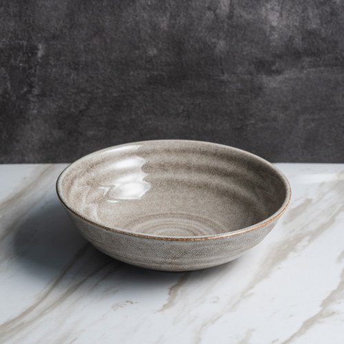 Ancient Gray Salad Bowl 8"