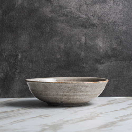 Ancient Gray Salad Bowl 8" 2