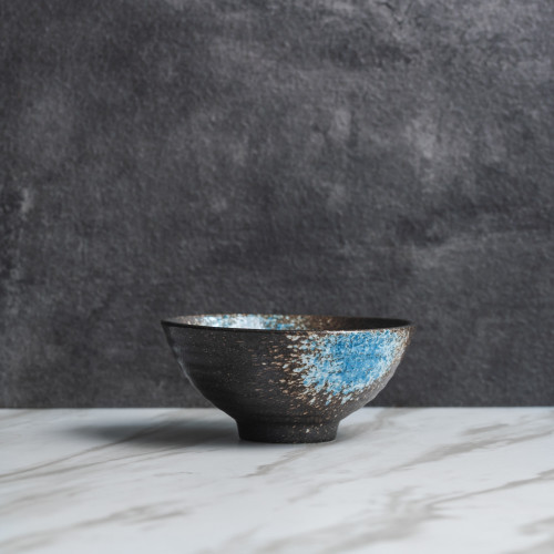 Luster Blue Rice Bowl 5"