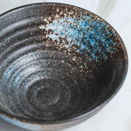 Luster Blue Rice Bowl 5" 3