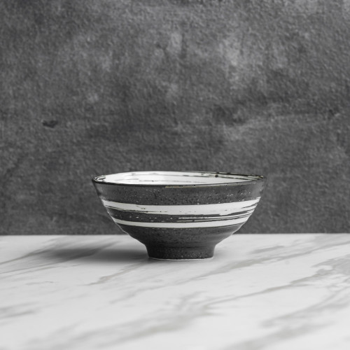 Vanity Black Rice Bowl 5"