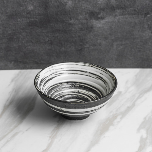 Vanity Black Rice Bowl 5" 3