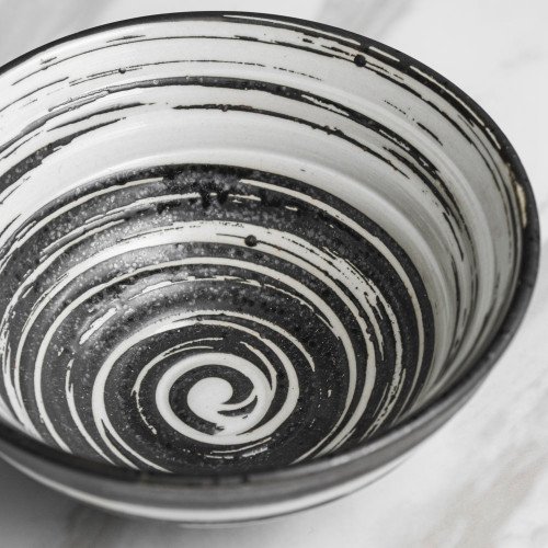 Vanity Black Rice Bowl 5" 4