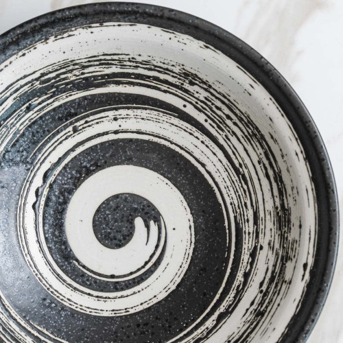 Vanity Black Noodle Bowl 8" 4