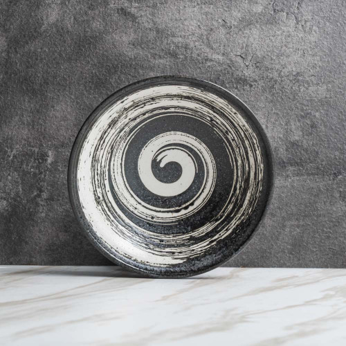 Vanity Black Noodle Bowl 8" 5