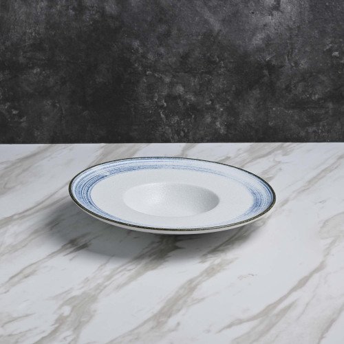 Seraphic Blue Pasta Bowl 10"