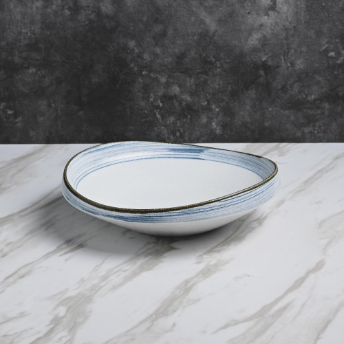 Seraphic Blue Noodle Bowl 10"