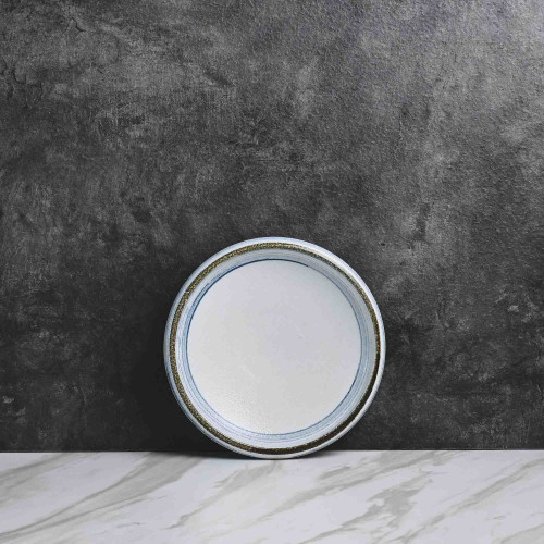 Seraphic Blue Shallow Bowl 8" 3