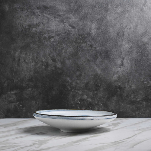 Seraphic Blue Shallow Bowl 10"