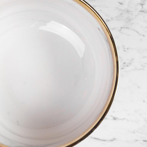 Marble Purity White Salad Bowl 7" 2