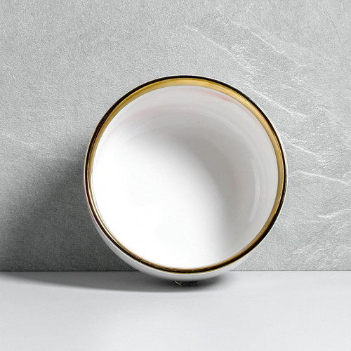 Marble Blush Salad Bowl 8" 4