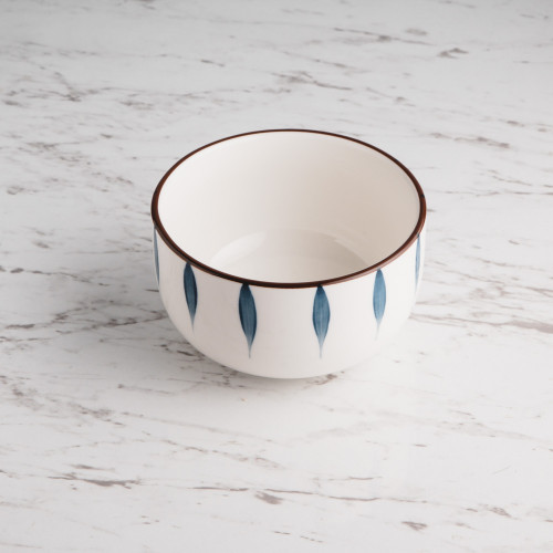 Meiji Blue Leaf Rice Bowl 4.5" 2