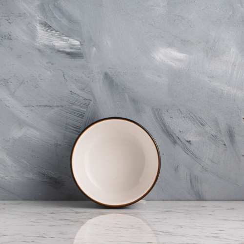 Meiji Blue Scroll Rice Bowl 4.5" 4