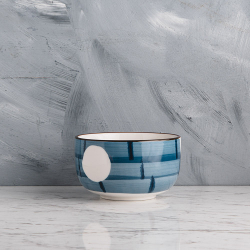 Meiji Blue Blossom Rice Bowl 4.5"