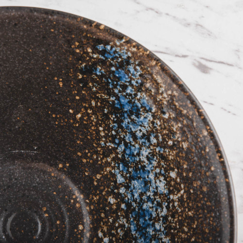 Luster Blue Ramen Bowl 8" 3