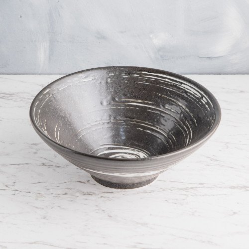 Vanity Black Ramen Bowl 8" 2