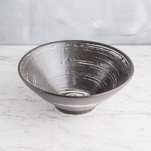 Vanity Black Ramen Bowl 8" 2