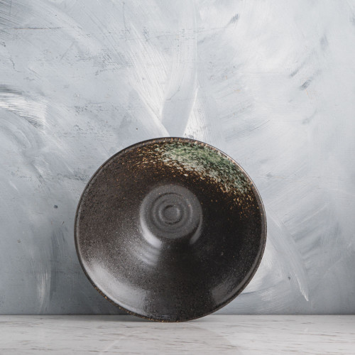 Jade Green Ramen Bowl 8" 5