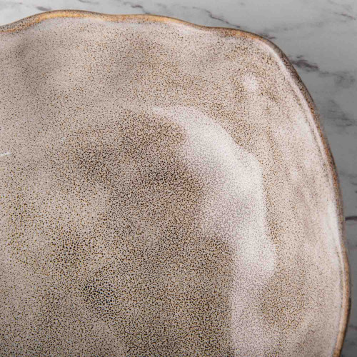 Sliver Tint Gray Square Bowl 6.8" 2