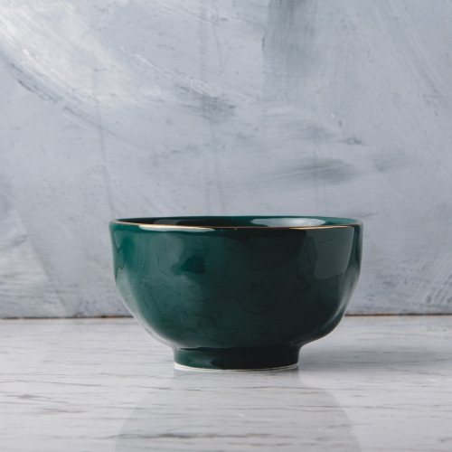 Sliver Tint Green Salad Bowl 7" 2