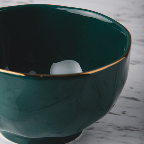 Sliver Tint Green Salad Bowl 7" 5