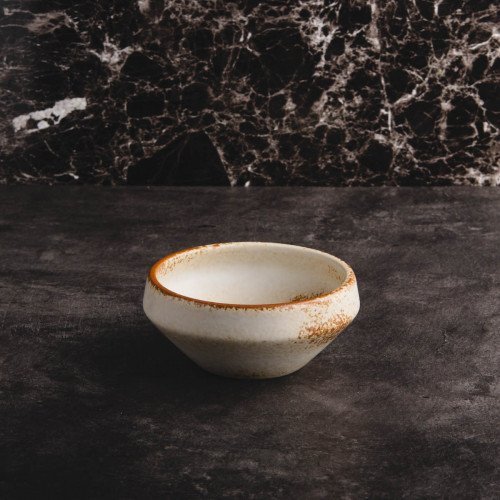 Torched Cream Rice Bowl 5" 2