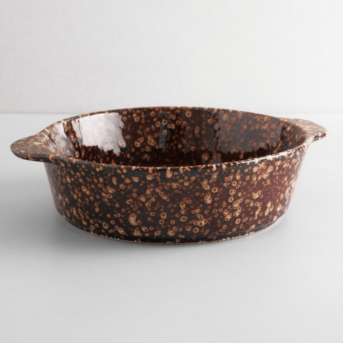 Kiriku Oval Bowl with Handle 10"