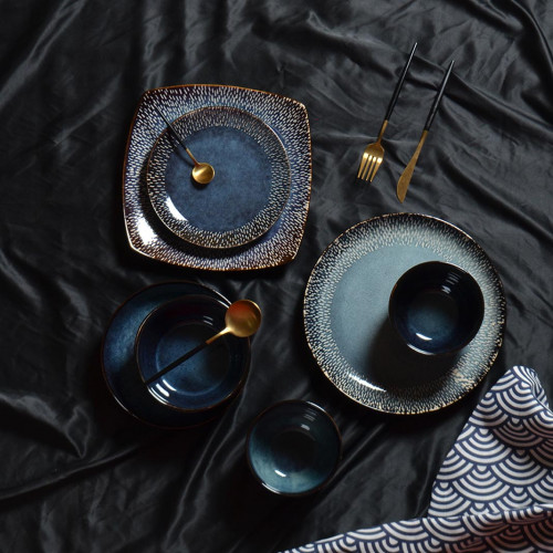 Darkblue Morsel Rice Bowl 5" 6