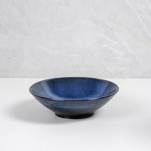 Cobalt Blue Pasta Bowl 9" 2