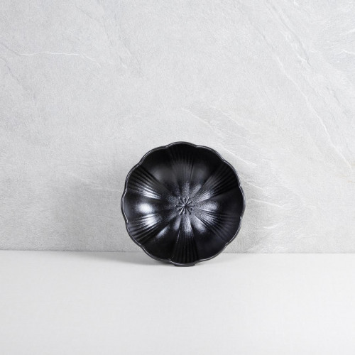 Ikebana Black Small Bowl 6"