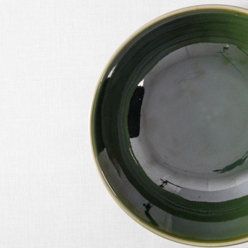 Polished Green Salad Bowl 7" 6