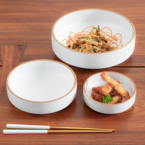 Nami Semibowl 8" - Parchment White 7