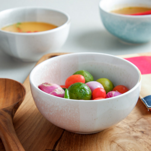 Crepe Pink Soup Bowl 4.5" 5