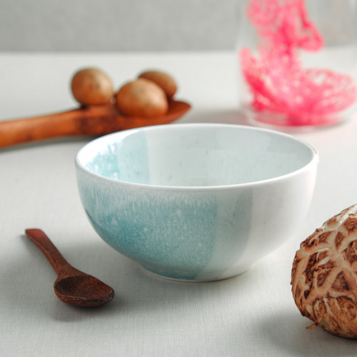 Pastel Blue Soup Bowl 4.5" 4