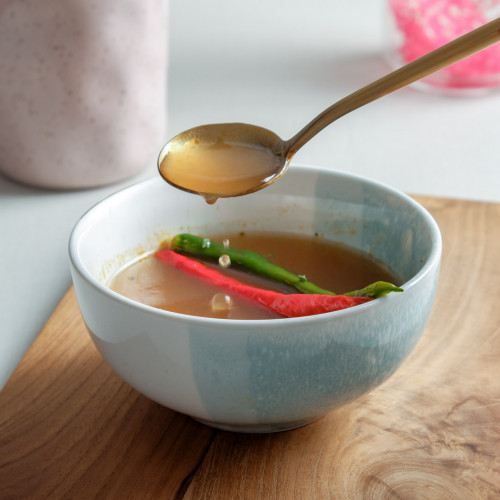 Pastel Blue Soup Bowl 4.5" 5